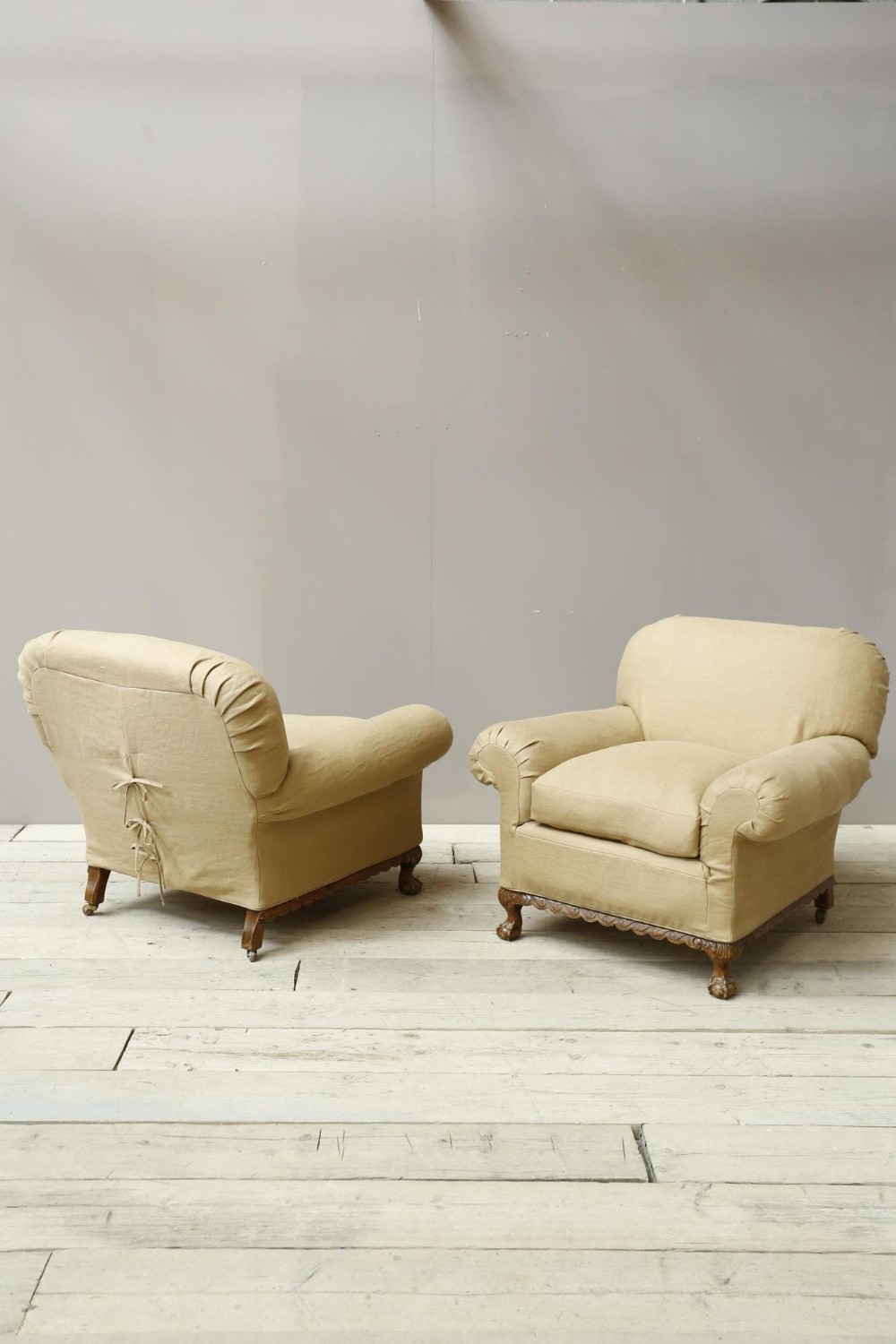 Pair of Early 20th century country house armchairs