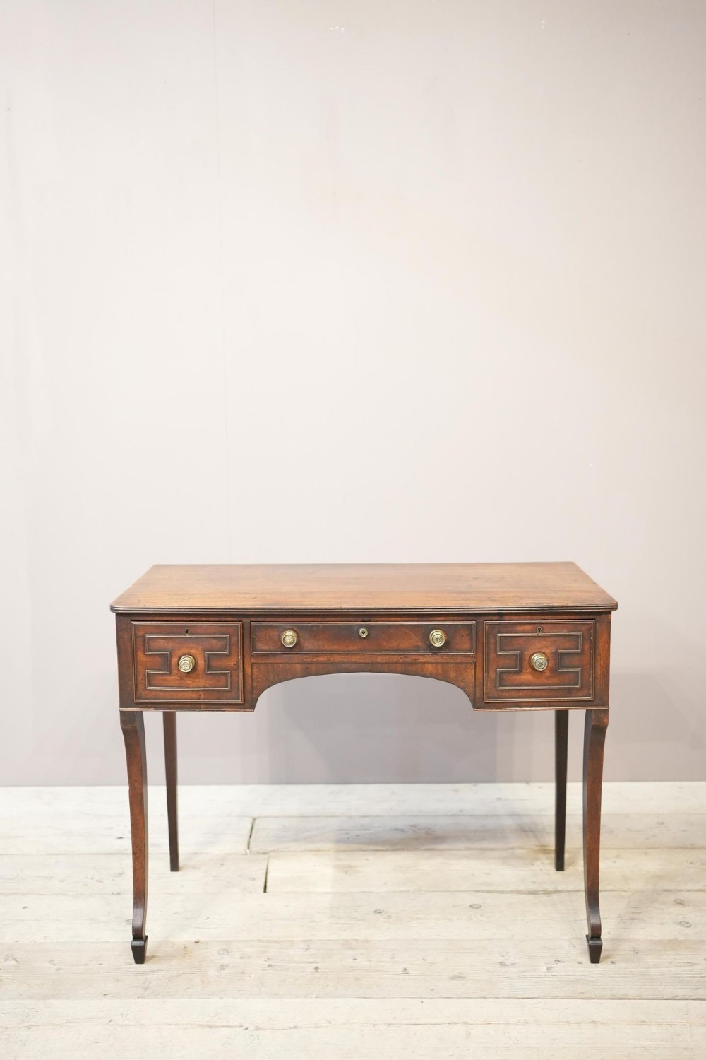 Georgian mahogany writing table