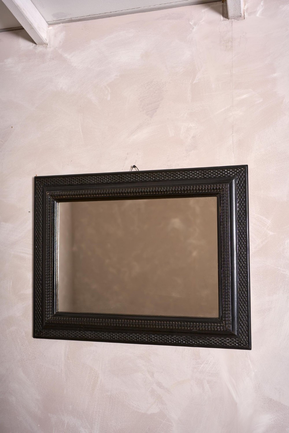 19th century Italian ebonised mirror - No6
