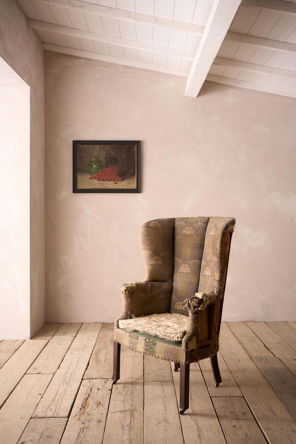 Georgian barrel back armchair