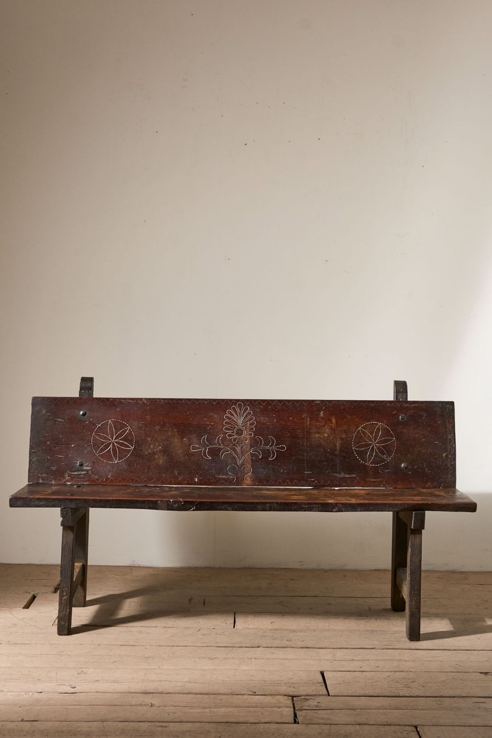 18th Century Spanish Chestnut bench