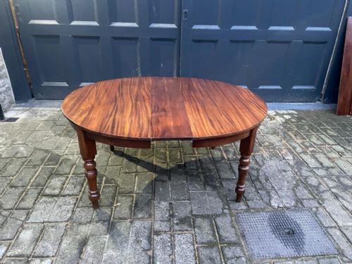 EARLY 20TH CENTURY MAHOGANY DINING TABLE WITH EXTENDING LEAVES - ADDITIONAL PHOTO 10