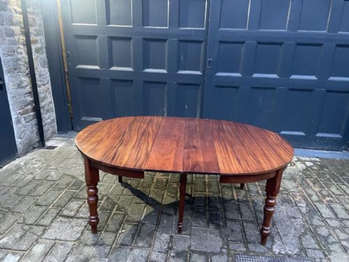 EARLY 20TH CENTURY MAHOGANY DINING TABLE WITH EXTENDING LEAVES - ADDITIONAL PHOTO 11