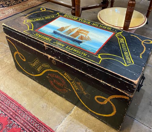 WELSH SAILMAKER'S CHEST - ADDITIONAL PHOTO 8