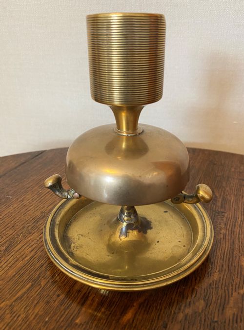 unusual victorian brass tavern bell - CATEGORY: ANTIQUE METAL - DATED 1870