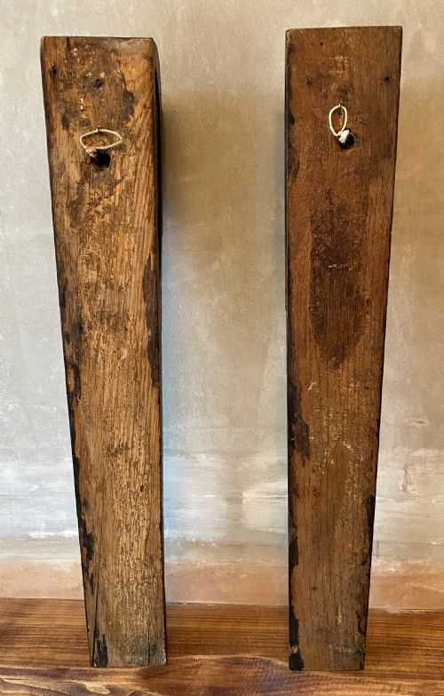 17TH CENTURY CARVED OAK TERMINALS - ADDITIONAL PHOTO 5