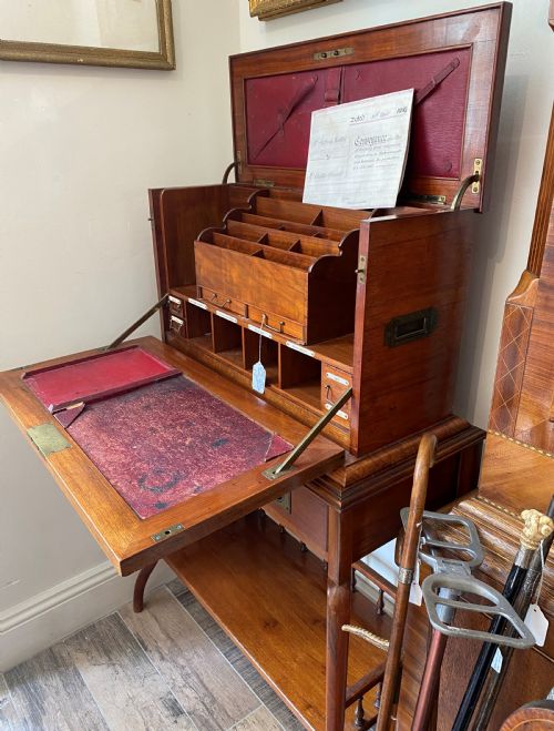 FINE QUALITY MILITARY CAMPAIGN DESK - ADDITIONAL PHOTO 1