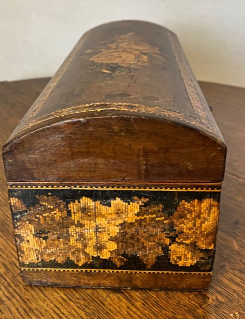 TUNBRIDGE WARE DOMED GLOVE BOX - ADDITIONAL PHOTO 5