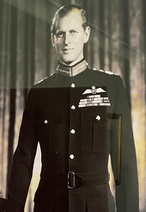 RARE SIGNED FRAMED PHOTOGRAPH OF HRH PRINCE PHILLIP BY BARON 1955 - ADDITIONAL PHOTO 2