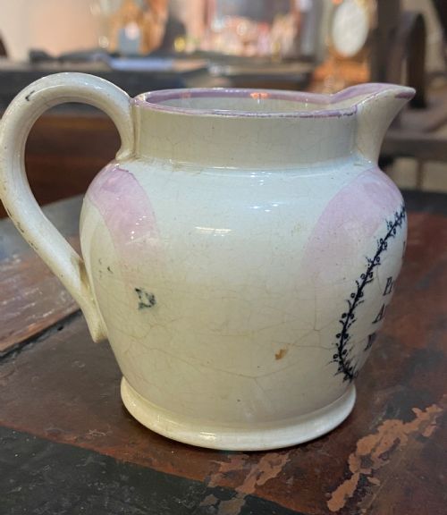 19TH CENTURY NORTH EAST CERAMIC CREAM JUG - ADDITIONAL PHOTO 1