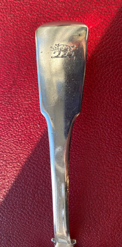 FINE GEORGIAN SILVER FISH SLICE - ADDITIONAL PHOTO 2