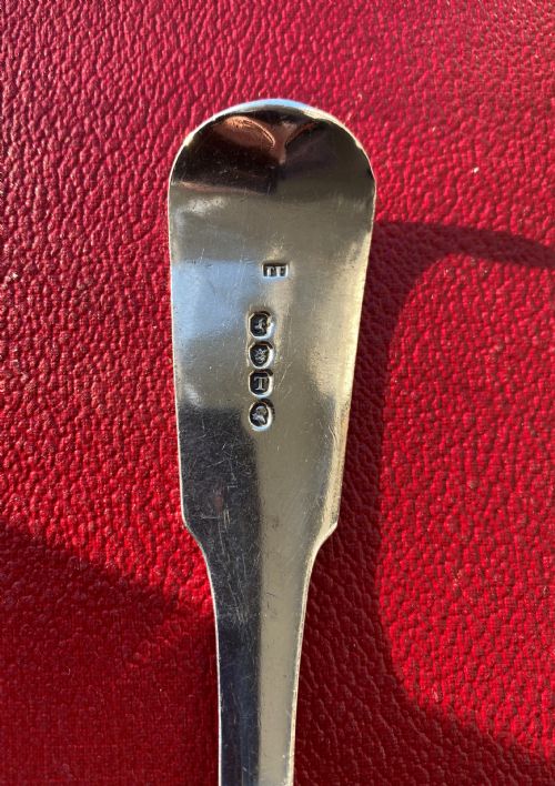 FINE GEORGIAN SILVER FISH SLICE - ADDITIONAL PHOTO 3