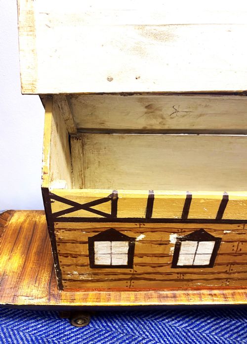 LARGE EARLY 20THC FOLK ART NOAH'S ARK - ADDITIONAL PHOTO 6