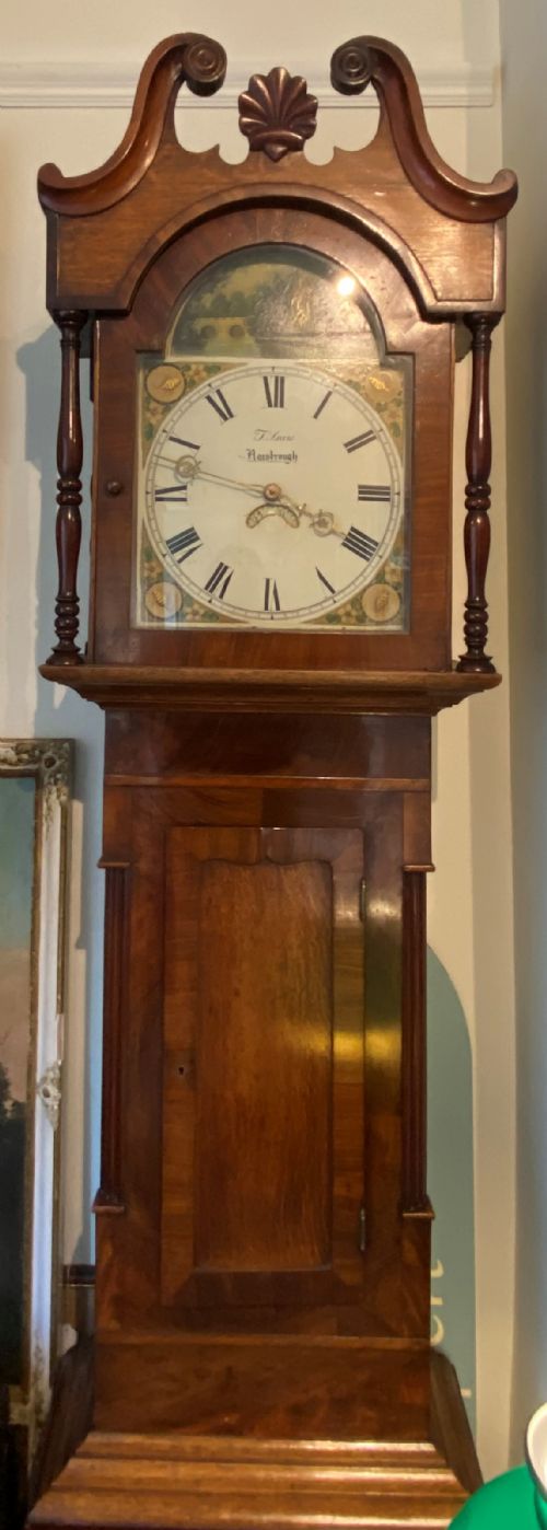 provincial victorian 30hr longcase clock thomas snow knaresborough - CATEGORY: ANTIQUE CLOCKS - DATED 19TH CENTURY