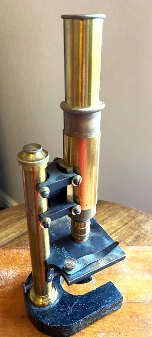 ANTIQUE LEITZ MICROSCOPE IN ORIGINAL FITTED BOX - ADDITIONAL PHOTO 5