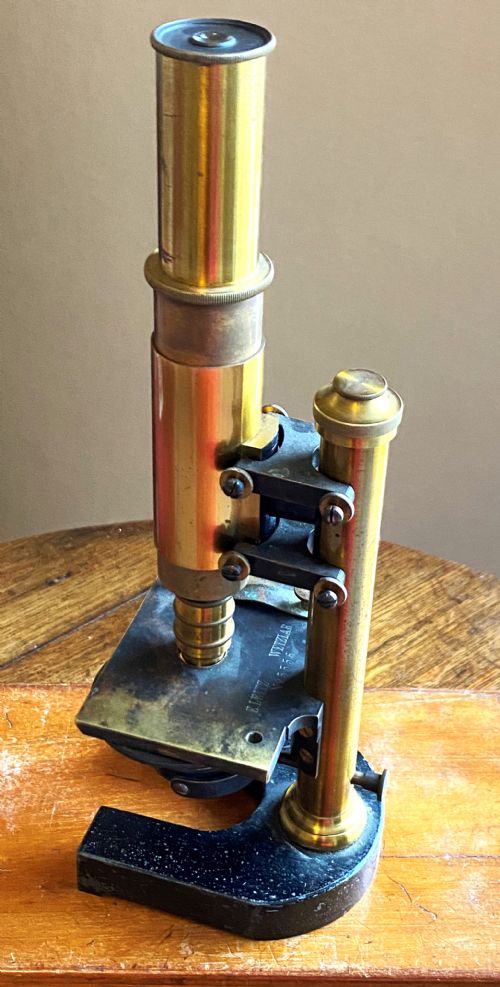 ANTIQUE LEITZ MICROSCOPE IN ORIGINAL FITTED BOX - ADDITIONAL PHOTO 7