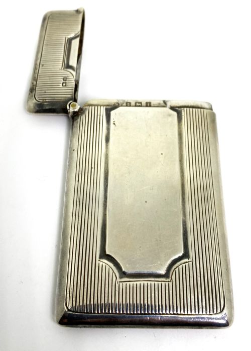 EDWARDIAN SILVER CARD CASE - ADDITIONAL PHOTO 2