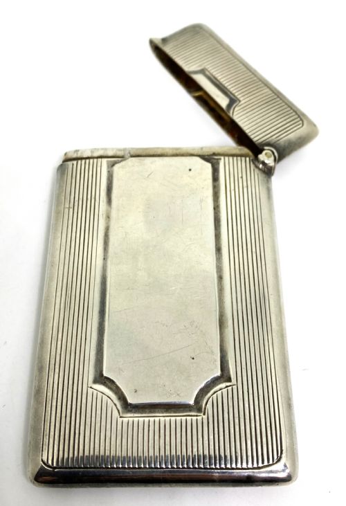 EDWARDIAN SILVER CARD CASE - ADDITIONAL PHOTO 3