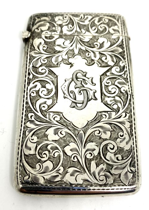 BEAUTIFUL CHESTER SILVER CARD CASE - ADDITIONAL PHOTO 1