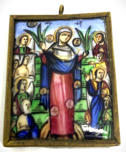 RARE RUSSIAN LATE 18THC RELIGIOUS ICON - ADDITIONAL PHOTO 2
