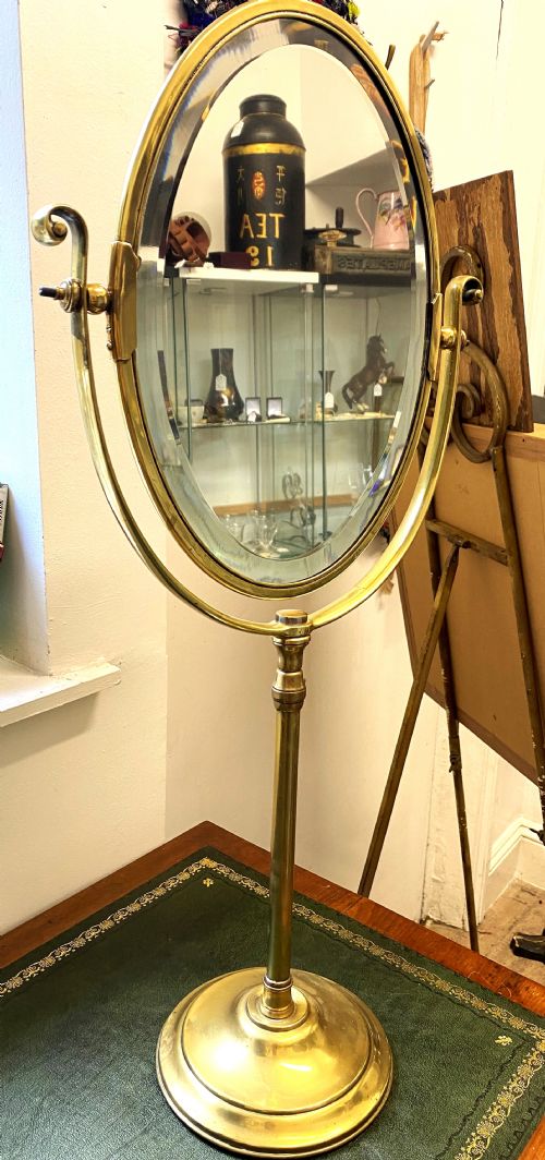 RARE FRENCH DEPARTMENT STORE MIRROR BY VN SIEGEL - ADDITIONAL PHOTO 1