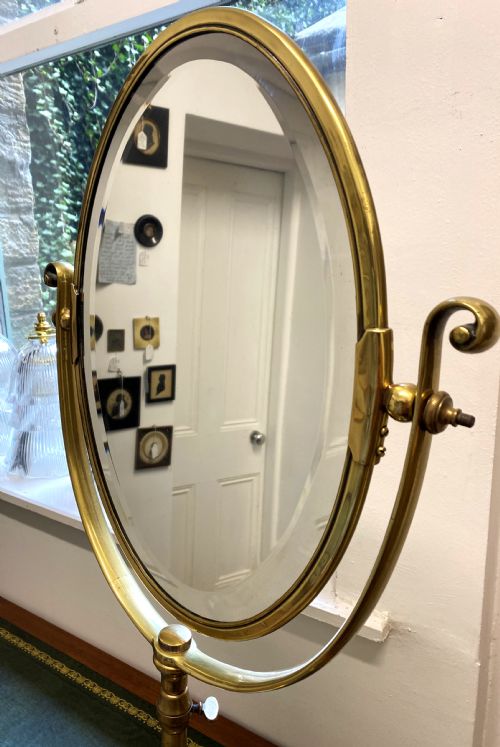 RARE FRENCH DEPARTMENT STORE MIRROR BY VN SIEGEL - ADDITIONAL PHOTO 3