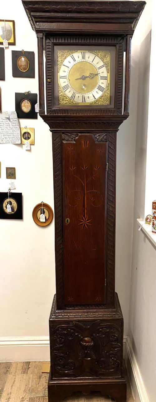 single hand longcase clock by john ogden darlington - CATEGORY: ANTIQUE CLOCKS - DATED GEORGIAN