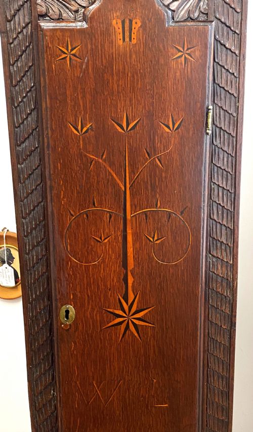 SINGLE HAND LONGCASE CLOCK BY JOHN OGDEN DARLINGTON - ADDITIONAL PHOTO 2