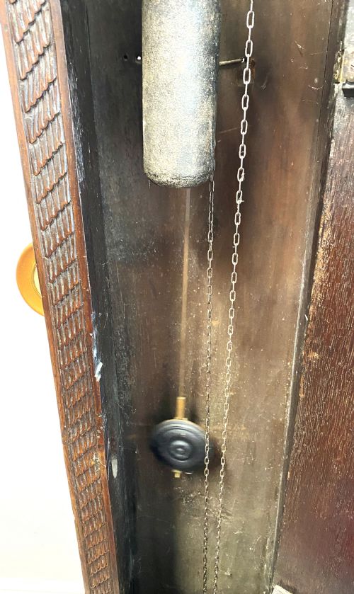 SINGLE HAND LONGCASE CLOCK BY JOHN OGDEN DARLINGTON - ADDITIONAL PHOTO 6