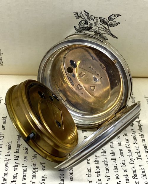 LACHILSON OF WHITEHAVEN SILVER ANTIQUE POCKET WATCH - ADDITIONAL PHOTO 3