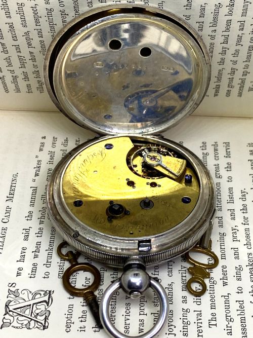 RARE VICTORIAN CHESTER SILVER CENTRE SECONDS CHRONOGRAPH POCKET WATCH - ADDITIONAL PHOTO 1