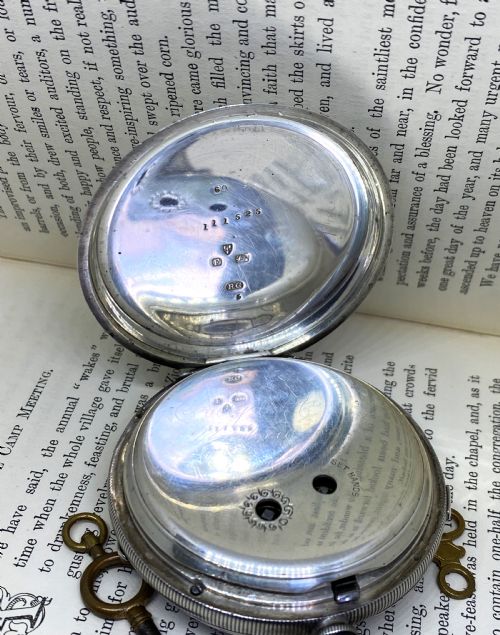 RARE VICTORIAN CHESTER SILVER CENTRE SECONDS CHRONOGRAPH POCKET WATCH - ADDITIONAL PHOTO 4