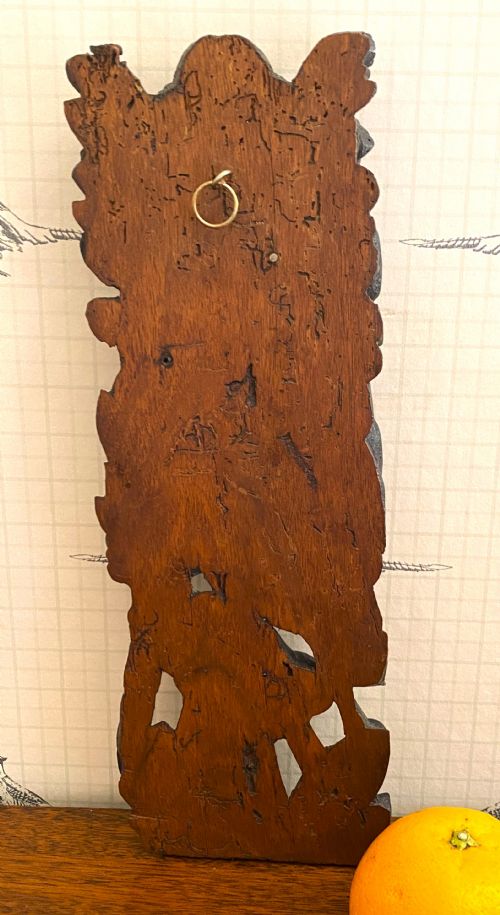 17TH CENTURY CARVED APPLIQUE FIGURE OF CHARITY C1680 - ADDITIONAL PHOTO 3
