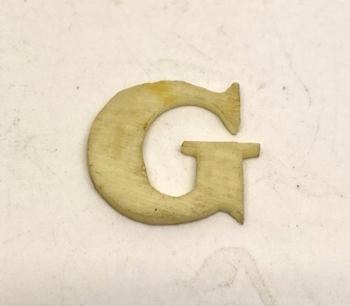 RARE MINIATURE BONE CARVED FULL ALPHABET - ADDITIONAL PHOTO 1