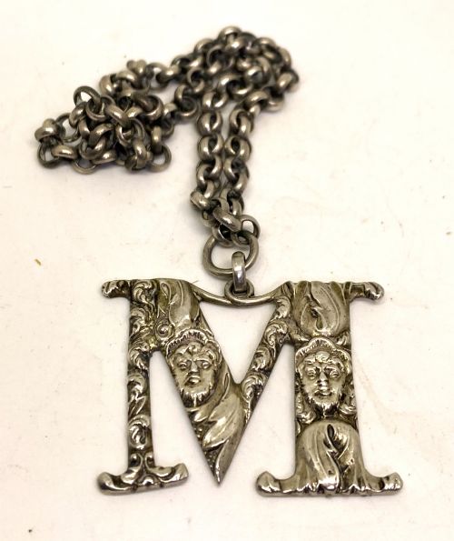 fine solid silver decanter label 1832 - CATEGORY: ANTIQUE SILVER - DATED 19TH CENTURY