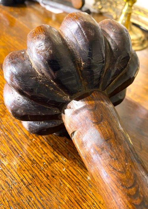 ANTIQUE LOBED FIJIAN ULA THROWING CLUB - ADDITIONAL PHOTO 5