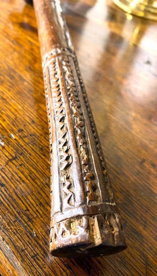 ANTIQUE LOBED FIJIAN ULA THROWING CLUB - ADDITIONAL PHOTO 6