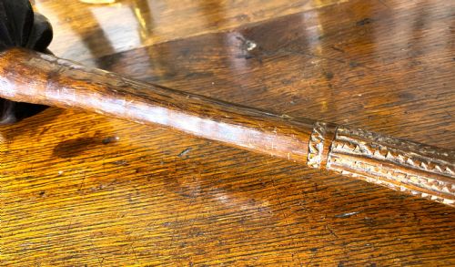 ANTIQUE LOBED FIJIAN ULA THROWING CLUB - ADDITIONAL PHOTO 7