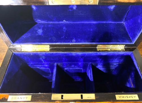BURR WALNUT THREE BOTTLE DECANTER BOX - ADDITIONAL PHOTO 9