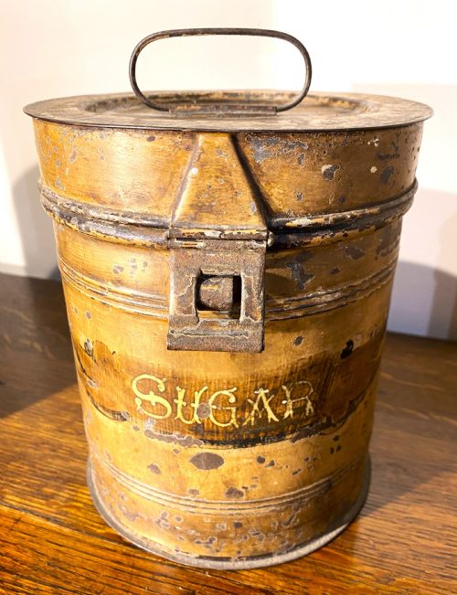 ANTIQUE TOLEWARE GRADUATING KITCHEN TINS - ADDITIONAL PHOTO 3