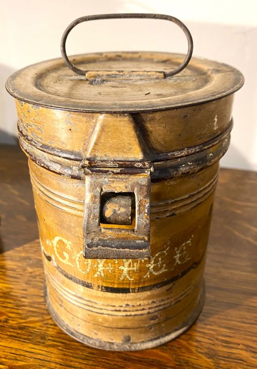 ANTIQUE TOLEWARE GRADUATING KITCHEN TINS - ADDITIONAL PHOTO 5