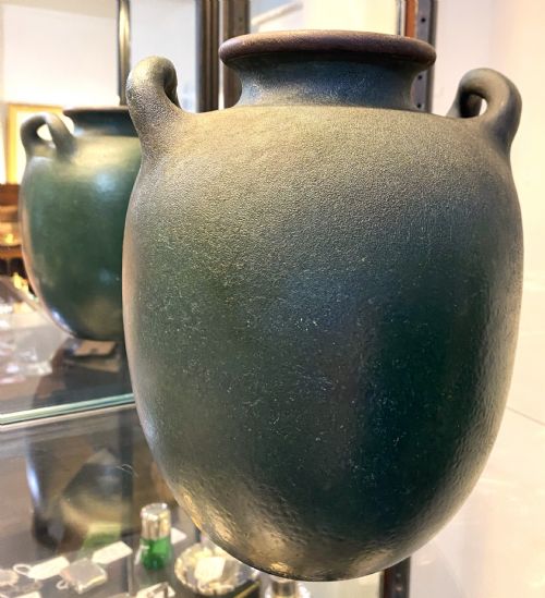 RARE MARTIN BROTHERS JUG STYLE VASE FULLY SIGNED - ADDITIONAL PHOTO 2