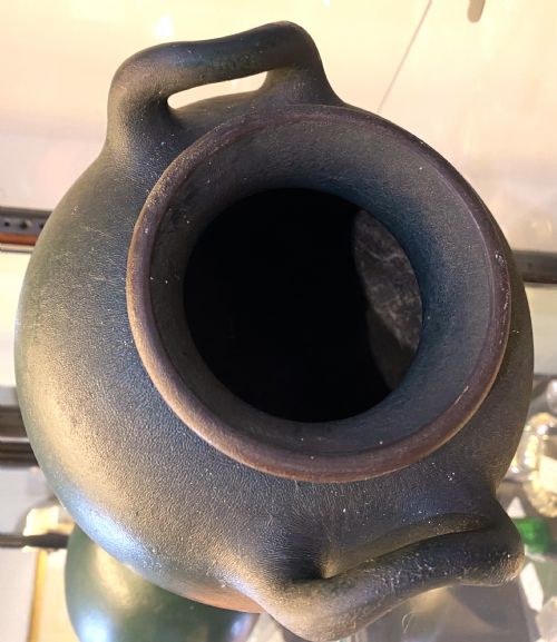 RARE MARTIN BROTHERS JUG STYLE VASE FULLY SIGNED - ADDITIONAL PHOTO 4