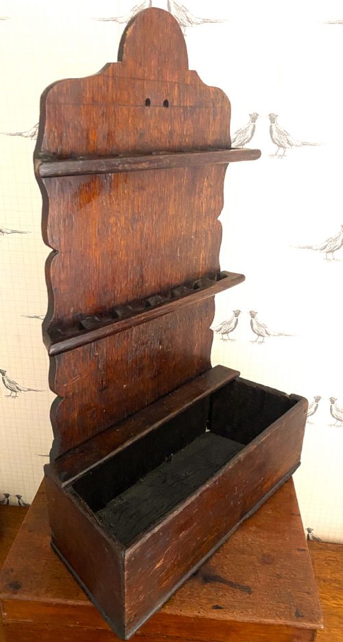 GEORGE III OAK SPOON RACK - ADDITIONAL PHOTO 1