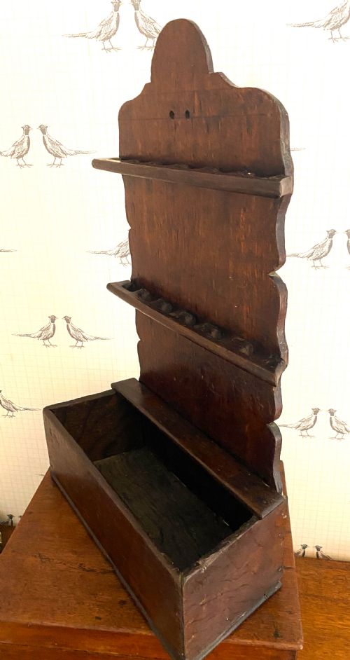 GEORGE III OAK SPOON RACK - ADDITIONAL PHOTO 2