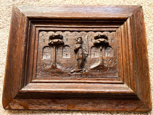 SET OF FOUR FLEMISH CARVED OAK PANELS C1600 - ADDITIONAL PHOTO 3
