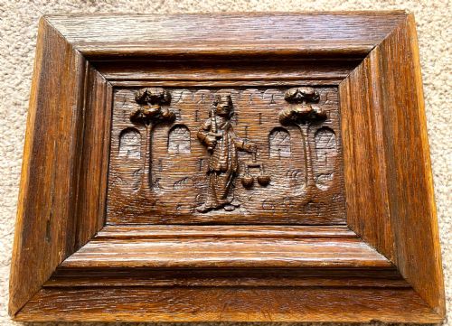 SET OF FOUR FLEMISH CARVED OAK PANELS C1600 - ADDITIONAL PHOTO 4