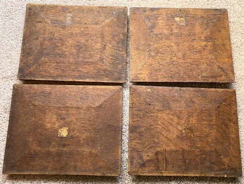 SET OF FOUR FLEMISH CARVED OAK PANELS C1600 - ADDITIONAL PHOTO 5
