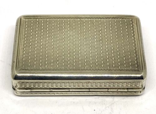 FINE GEORGIAN SILVER VINAIGRETTE - ADDITIONAL PHOTO 4