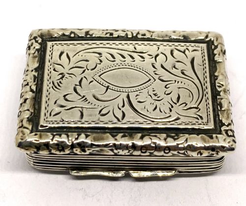 QUALITY GEORGIAN SILVER VINAIGRETTE - ADDITIONAL PHOTO 1